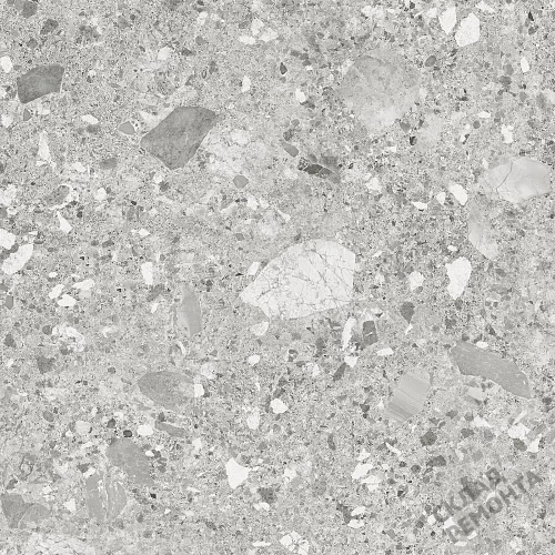 Фото Керамогранит матовый Alma Ceramica Холли GFU6060HOL70R серый 600*600*9 – купить в Кемерове: цена, описание, фото. Интернет-магазин 3