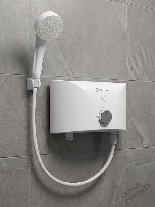 Фото Водонагреватель проточный Thermex Vetro 5500 shower л. – купить в Кемерове: цена, описание, фото. Интернет-магазин 1