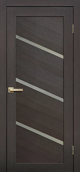 Фото Дверь FlyDoors Лайт Дорс L05 венге 3Д, микрофлекс, матовое стекло – купить в Кемерове: цена, описание, фото. Интернет-магазин. 1