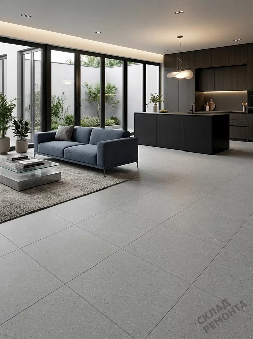 Фото Керамогранит матовый Gracia Ceramica Тренд серый 400*400*7 – купить в Кемерове: цена, описание, фото. Интернет-магазин 1