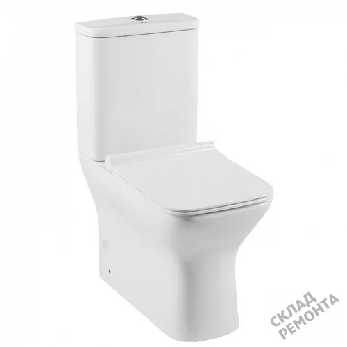 Фото Унитаз напольный Aquanet Cube-C 210759 безободковый купить в Кемерове: цена, описание, фото. Интернет-магазин 5