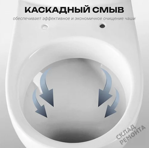 Фото Унитаз компакт напольный Santeri Ультра купить в Кемерове: цена, описание, фото. Интернет-магазин 3