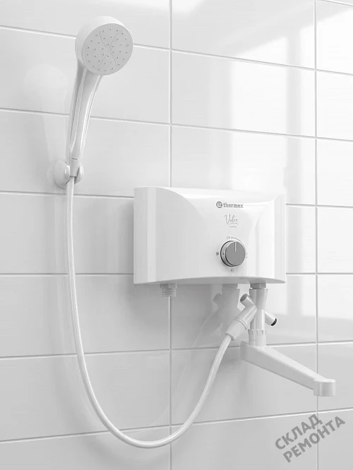 Фото Водонагреватель проточный Thermex Vetro 5500 combi л. – купить в Кемерове: цена, описание, фото. Интернет-магазин 1