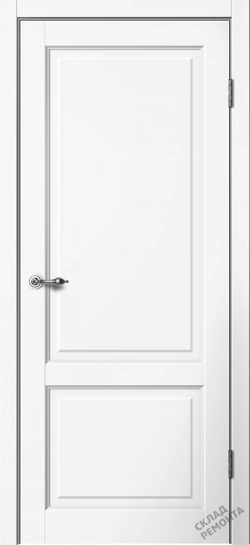 Фото Дверь FlyDoors Классик С02 белый, эмалит, без стекла – купить в Кемерове: цена, описание, фото. Интернет-магазин. 2