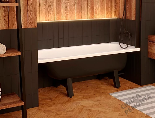 Фото Ванна стальная с полимерным покрытием ВИЗ Reimar Сома 170*70  купить в Кемерове: цена, описание, фото. Интернет-магазин 2