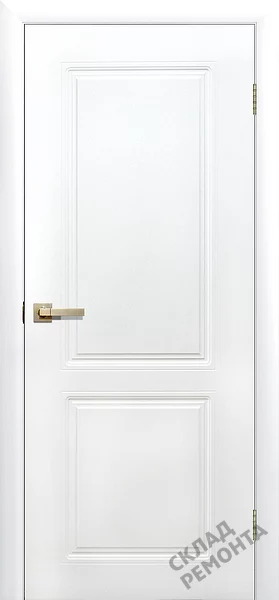 Фото Дверь FlyDoors ПГ Квартет (полотно 700 мм) белый, ПВХ, без стекла – купить в Кемерове: цена, описание, фото. Интернет-магазин. 1