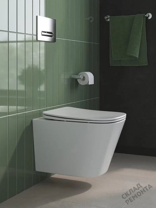 Фото Унитаз подвесной BelBagno Due 2.0 BB7107CHR/SC безободковый купить в Кемерове: цена, описание, фото. Интернет-магазин 1