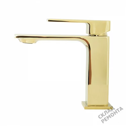 Фото Смеситель для раковины BelBagno Luce LUC-LVM-ORO однорычажный золото купить в Кемерове: цена, описание, фото. Интернет-магазин 2