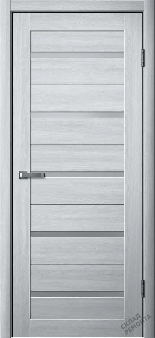 Фото Дверь FlyDoors Ла Стелла 206 ясень пепельный, экошпон, матовое стекло – купить в Кемерове: цена, описание, фото. Интернет-магазин. 1