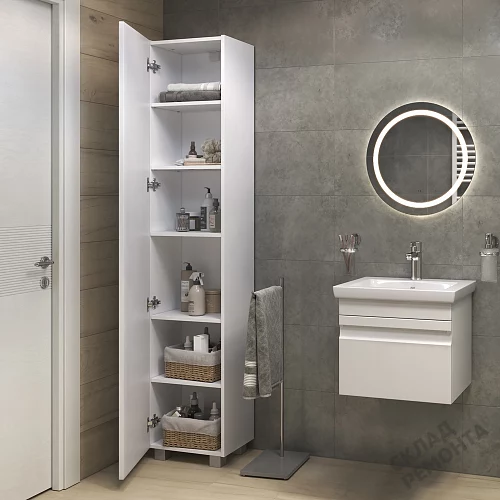 Фото Пенал напольный Vigo Holly 40 pn.HOL.40, белый купить в Кемерове: цена, описание, фото. Интернет-магазин 4