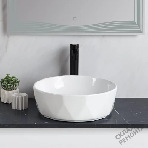 Фото Раковина накладная BelBagno BB1409 41 см купить в Кемерове: цена, описание, фото. Интернет-магазин 6