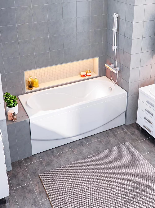 Фото Ванна акриловая Bas Ямайка 180*80  купить в Кемерове: цена, описание, фото. Интернет-магазин 1
