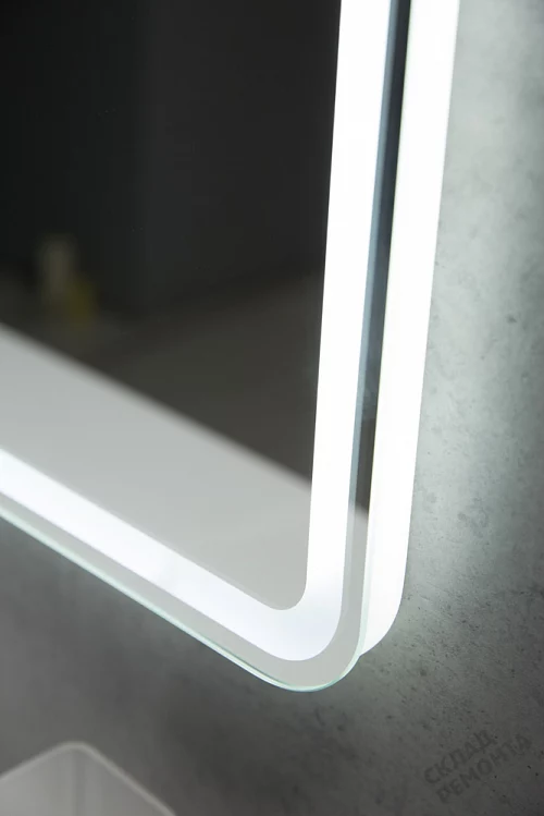 Фото Зеркало подвесное BelBagno Marino SPC-MAR-500-600-LED-BTN 50 с подсветкой купить в Кемерове: цена, описание, фото. Интернет-магазин 5