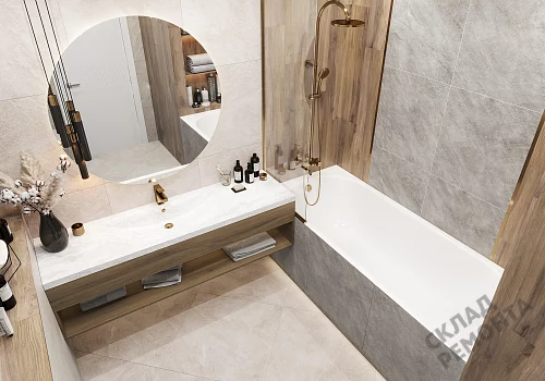Фото Керамогранит матовый Alma Ceramica Риалто GFU04RLT04R бежевый 600*600*9 – купить в Кемерове: цена, описание, фото. Интернет-магазин 3
