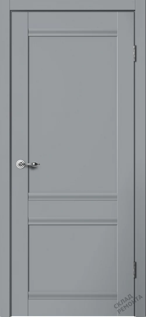 Фото Дверь FlyDoors Классик С01 серый, эмалит, без стекла – купить в Кемерове: цена, описание, фото. Интернет-магазин. 1