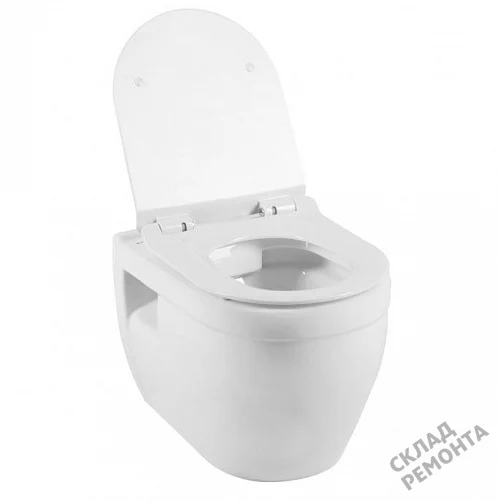 Фото Унитаз подвесной Aquanet Glide-W (210772) безободковый купить в Кемерове: цена, описание, фото. Интернет-магазин 3