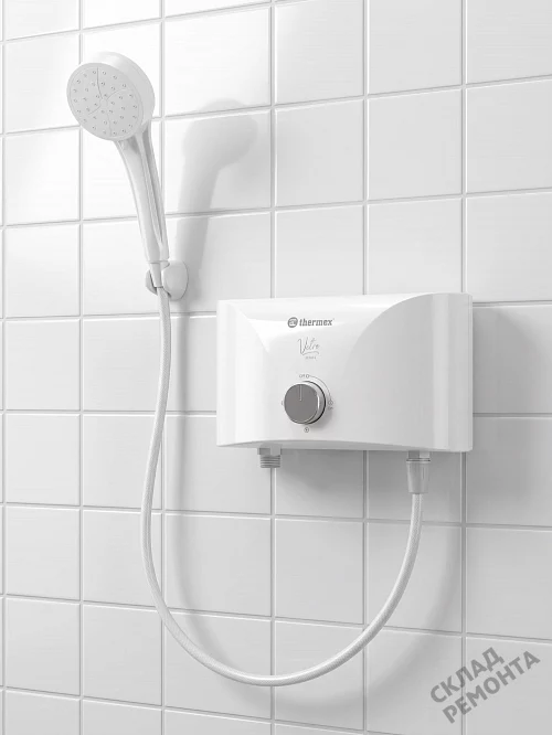 Фото Водонагреватель проточный Thermex Vetro 6500 shower л. – купить в Кемерове: цена, описание, фото. Интернет-магазин 1
