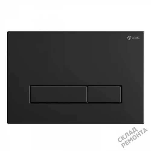 Фото Кнопка Point Меркурий PN44831BM ABS пластик черный матовый купить в Кемерове: цена, описание, фото. Интернет-магазин 1