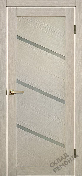 Фото Дверь FlyDoors Лайт Дорс L05 ясень, микрофлекс, матовое стекло – купить в Кемерове: цена, описание, фото. Интернет-магазин. 1