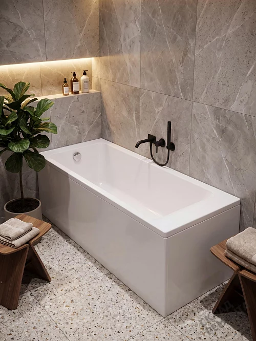 Фото Ванна акриловая Roca Easy ZRU9302904 без гидромассажа 150*70  купить в Кемерове: цена, описание, фото. Интернет-магазин 1