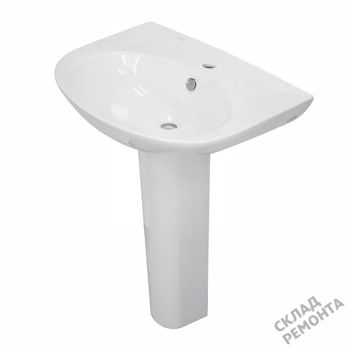 Фото Пьедестал для раковины Sanita Luxe Classic CLCSLWB01, белый купить в Кемерове: цена, описание, фото. Интернет-магазин 2