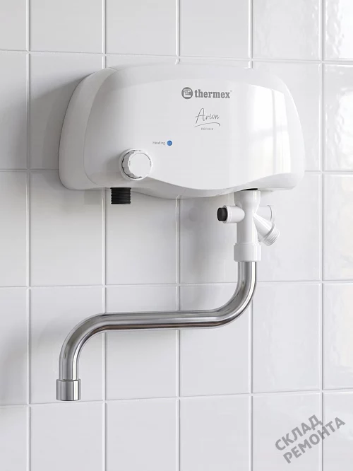 Фото Водонагреватель проточный Thermex Arion 3500 tap л. – купить в Кемерове: цена, описание, фото. Интернет-магазин 1