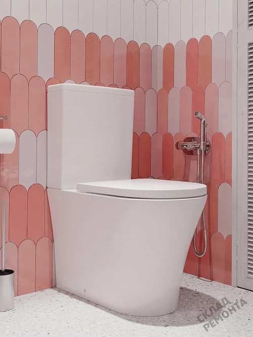 Фото Унитаз компакт напольный Iddis Стоун STNRDSEi24 безободковый купить в Кемерове: цена, описание, фото. Интернет-магазин 1