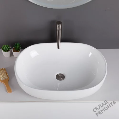 Фото Раковина накладная BelBagno BB1084 60 см купить в Кемерове: цена, описание, фото. Интернет-магазин 5