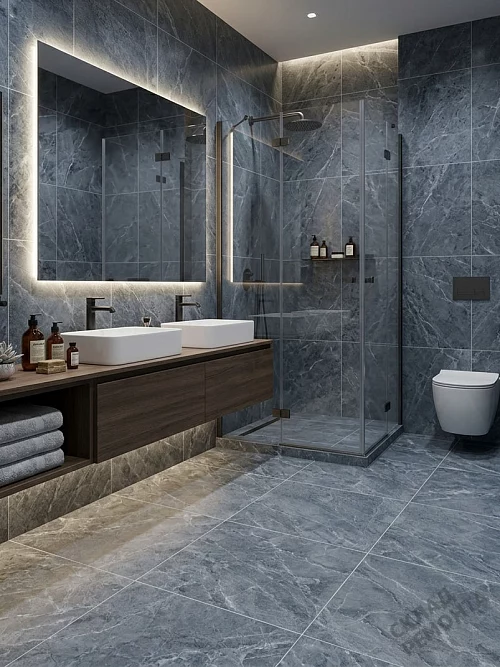 Фото Керамогранит матовый Diamond Ceramics 66N26 серый 600*600*9,5 – купить в Кемерове: цена, описание, фото. Интернет-магазин 1