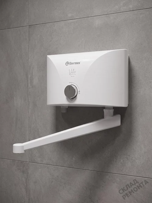Фото Водонагреватель проточный Thermex Vetro 5500 tap л. – купить в Кемерове: цена, описание, фото. Интернет-магазин 1