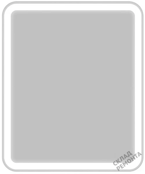 Фото Зеркало подвесное BelBagno Marino SPC-MAR-500-600-LED-BTN 50 с подсветкой купить в Кемерове: цена, описание, фото. Интернет-магазин 3