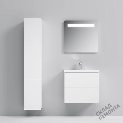 Фото Тумба под умывальник подвесная Am.Pm Gem M90FHX06022WG, белый купить в Кемерове: цена, описание, фото. Интернет-магазин 5