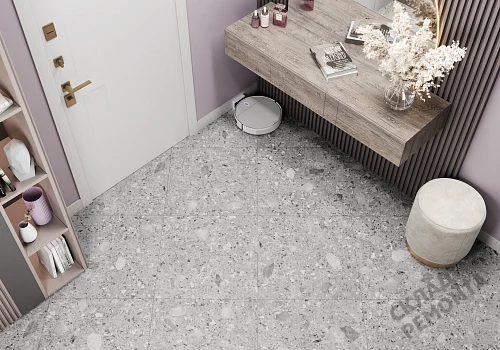 Фото Керамогранит матовый Alma Ceramica Холли GFU6060HOL70R серый 600*600*9 – купить в Кемерове: цена, описание, фото. Интернет-магазин 4