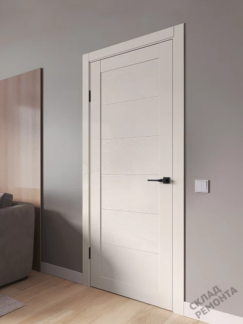 Фото Дверь FlyDoors Аура 210 (ширина 700 мм) сахара, полипропилен, без стекла – купить в Кемерове: цена, описание, фото. Интернет-магазин. 1
