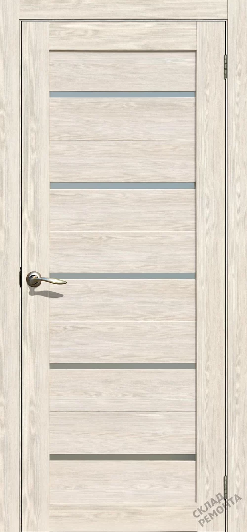 Фото Дверь FlyDoors Ла Стелла 206 ясень снежный, экошпон, матовое стекло – купить в Кемерове: цена, описание, фото. Интернет-магазин. 2