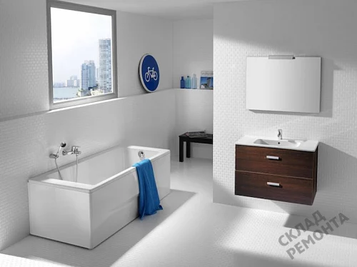 Фото Ванна акриловая Roca Easy ZRU9302904 без гидромассажа 150*70  купить в Кемерове: цена, описание, фото. Интернет-магазин 2