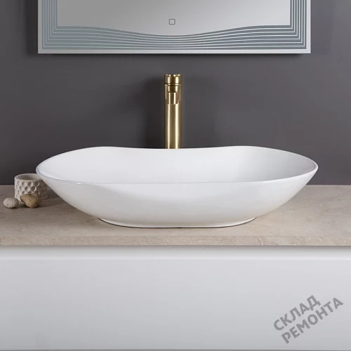 Фото Раковина накладная BelBagno BB1334, 66,5 см купить в Кемерове: цена, описание, фото. Интернет-магазин 3