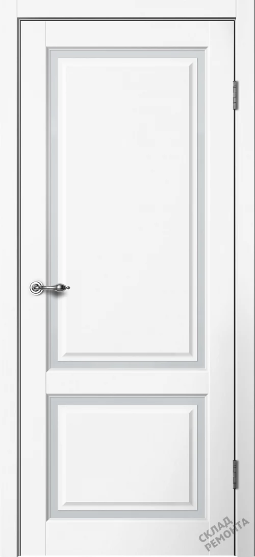 Фото Дверь FlyDoors Эстетик Е02 белый, эмалит, мателюкс – купить в Кемерове: цена, описание, фото. Интернет-магазин. 1