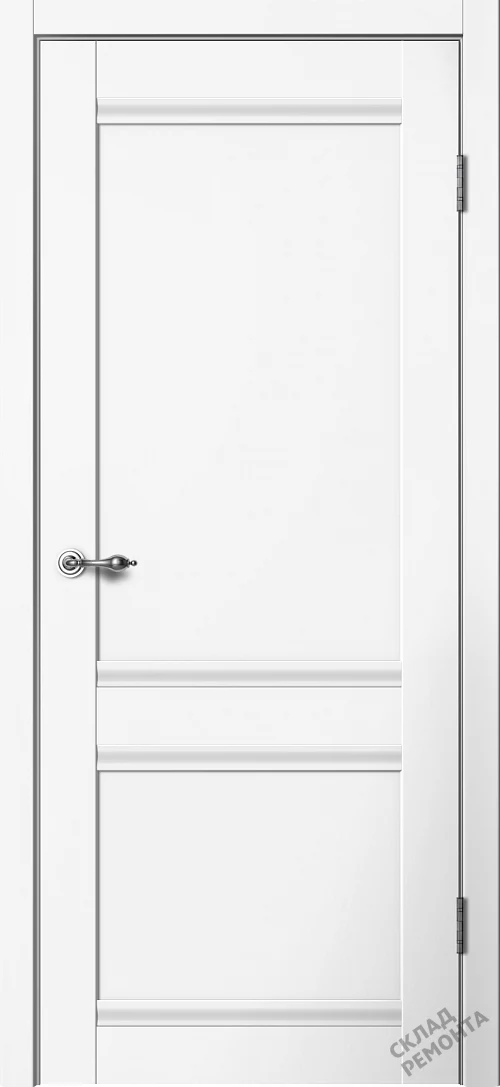 Фото Дверь FlyDoors Классик С01 белый, эмалит, без стекла – купить в Кемерове: цена, описание, фото. Интернет-магазин. 1