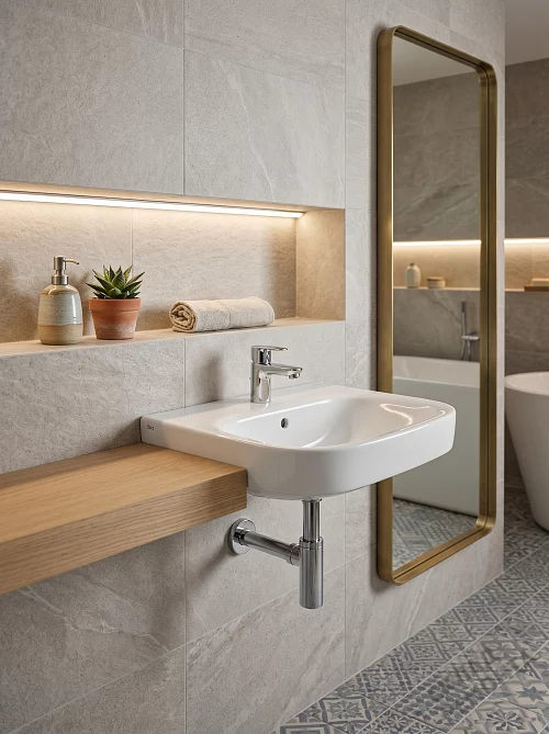Фото Раковина универсальная Roca Debba 32799400Y, 60 см купить в Кемерове: цена, описание, фото. Интернет-магазин 1