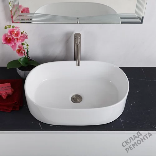 Фото Раковина накладная BelBagno BB1048 55 см купить в Кемерове: цена, описание, фото. Интернет-магазин 3