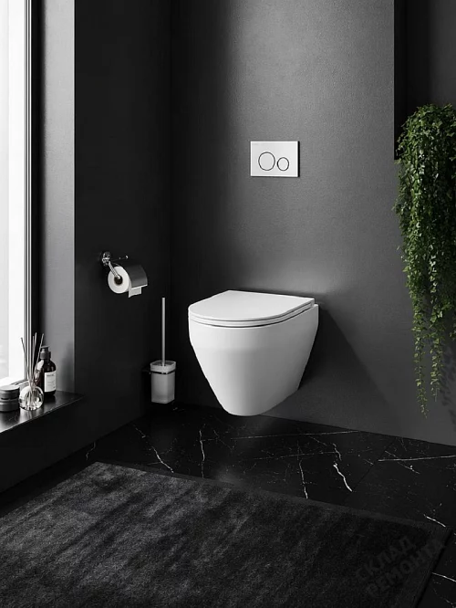 Фото Унитаз подвесной Am.Pm Spirit V2.0 C701700WH безободковый купить в Кемерове: цена, описание, фото. Интернет-магазин 1