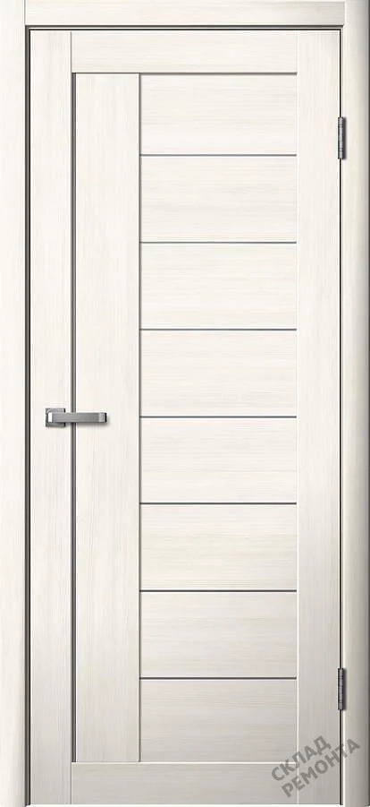 Фото Дверь FlyDoors Ла Стелла 201 ясень снежный, экошпон, матовое стекло – купить в Кемерове: цена, описание, фото. Интернет-магазин. 1